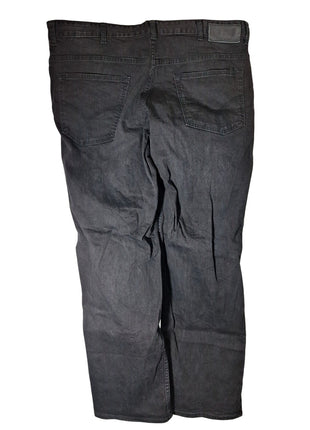 Calvin Klein Men’s Regular Fit Straight Leg Jeans Size 40x32 Black Denim 5-Pocket