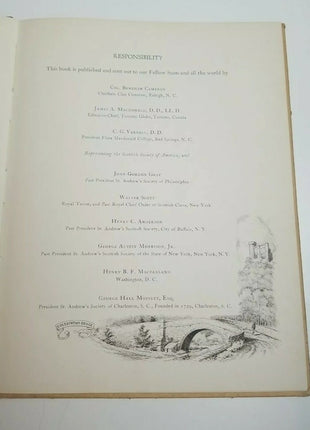 Flora Macdonald A History and a Message from James A Macdonald DD LLD 1916 RARE