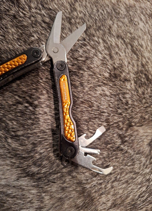 Craftsman Small Multi-tool 8 Tools (Black & Orange) Nice Tool w/ super Scissors