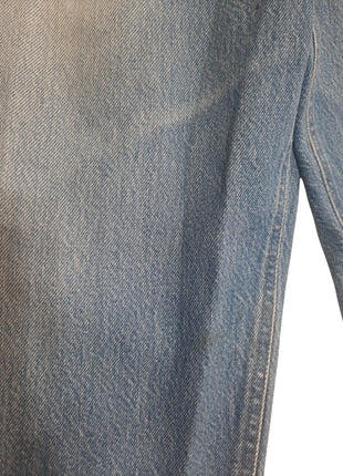 Carhartt B146 DST Relaxed Fit Jeans Mens 44x28 Blue Denim Work Pants