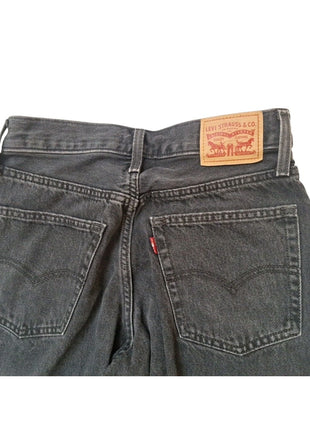 Levis 94 Baggy Womens Black Jeans Size 27W Relaxed Fit Denim