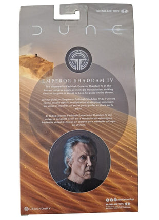 Dune Part Two Emperor Shaddam IV Action Figure Christopher Walken McFarlane Toys