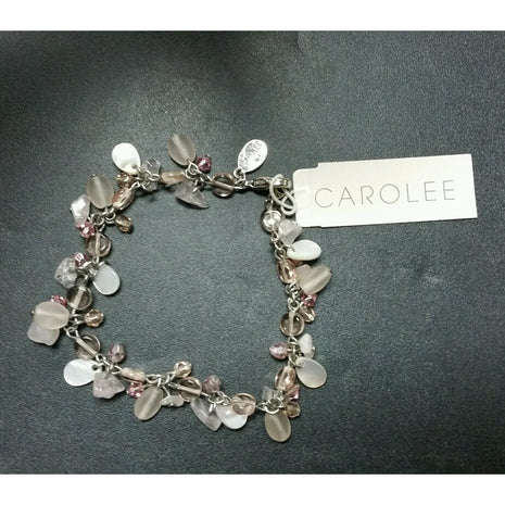 Vintage Carolee Bracelet  Pink Stones Signed VTG was $45
