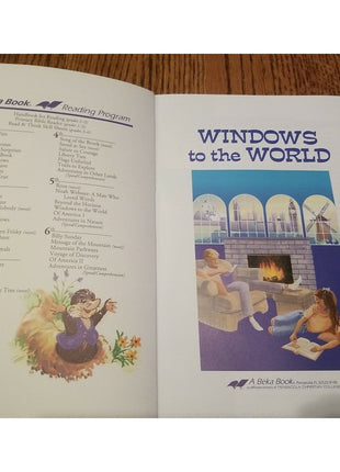 Lot of 2 GRADE 5 BEKA abeka Homeschool Books Windows to the World - Of America 1