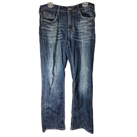 Departwest Nomad Men’s Stretch Jeans Size 31x30 Dark Wash Distressed Denim