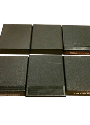 Lot 6 Atari Games LOST ARK PAC-MAN GRAND PRIX CHOPPER DEMON ATTACK POLE POSITION