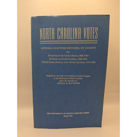 NORTH CAROLINA VOTES GENERAL ELECTION RETURNS BY COUNTY PRESIDENT GOVERNOR SENAT
