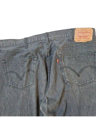 Levis 501 Original Fit Straight Leg Blue Denim Jeans W46 L30