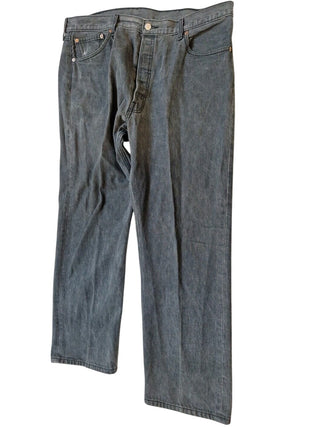 Levis 501 Original Fit Straight Leg Blue Denim Jeans W46 L30