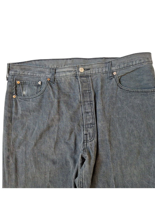 Levis 501 Original Fit Straight Leg Blue Denim Jeans W46 L30