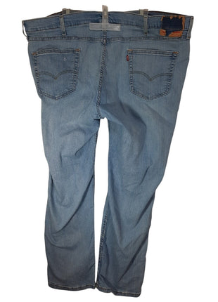 Levi 541 Athletic Taper Jeans Mens 48x32  Blue Light Wash Denim Big And Tall