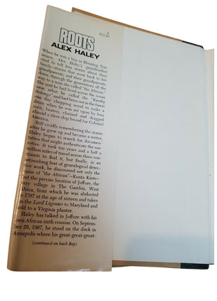 Roots: The Saga of an American Family by Alex Haley - Doubleday 1976 - w/ DJ