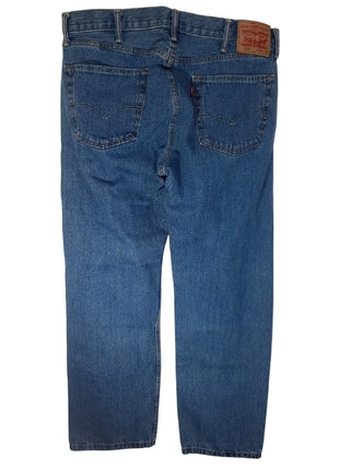 Levi's 505 Denim Blue Jeans Regular Straight Fit 100% Cotton Sz 38x30