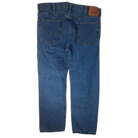 Levi's 505 Denim Blue Jeans Regular Straight Fit 100% Cotton Sz 38x30