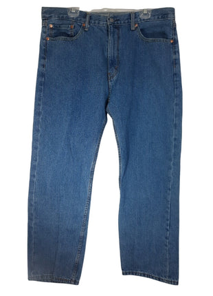 Levi's 505 Denim Blue Jeans Regular Straight Fit 100% Cotton Sz 38x30