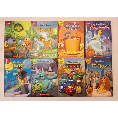 Lot of 8 Hardcover Disney's Wonderful World of Reading Books Scholastic