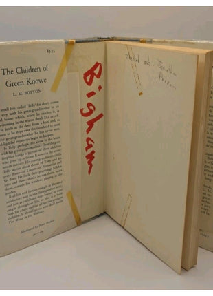 Lot of 2 L.M. Boston The Children of Green Knowe 1955 + Treausre of Greene Knowe