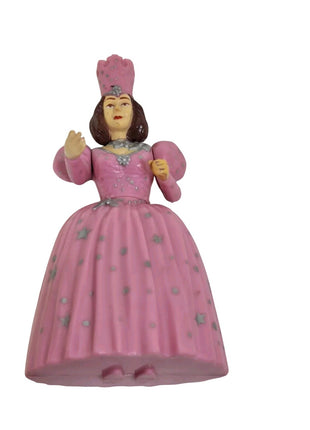 Wizard Of Oz Collectible Figurines Set Of 3 - Scarecrow Glinda & Cowardly Lion - Vintage Plastic Figures