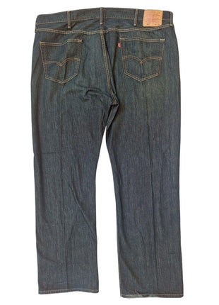 Levi’s 501 Men’s Original Fit Jeans Size 46x34 Dark Wash Blue Denim