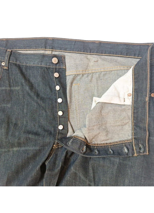 Levis 501 Mens Dark Wash Denim Jeans 46x34