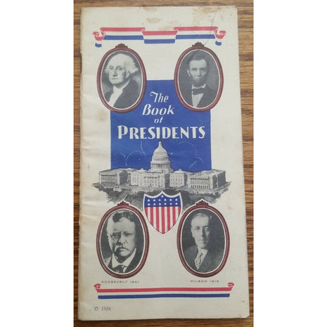 Vintage 1936 The Book of Presidents Booklet - Amsterdam Printing NY Collectible