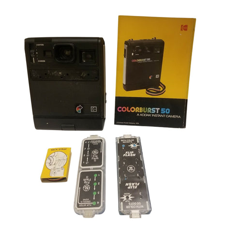 Vintage Kodak Colorburst 50 Polaroid Camera Instant Film UNTESTED with Flash