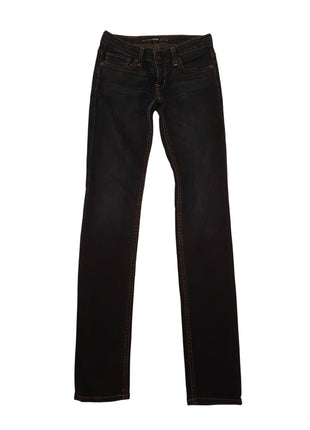 Big Star Sweet Skinny Ultra Low Rise Size 25R - Dark Wash Jeans 31.5" Inseam