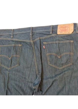 Levis 501 Original Fit Mens Jeans 46x34 Dark Wash Denim Button Fly 100% Cotton Classic Style