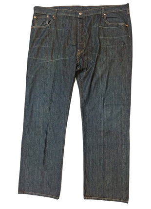 Levi’s 501 Original Fit Men’s Jeans Size 46x34 Dark Wash Blue Denim Button-Fly 100% Cotton Classic