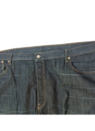Levis 501 Original Fit Mens Jeans 46x34 Dark Wash Denim Button Fly 100% Cotton Classic Style