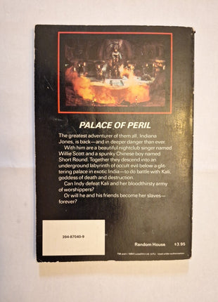 Indiana Jones and the Temple of Doom: A Tale of High Adventure 1984 Vintage