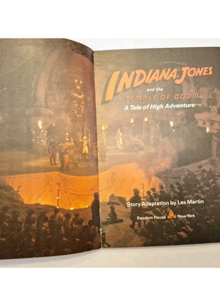 Indiana Jones and the Temple of Doom: A Tale of High Adventure 1984 Vintage