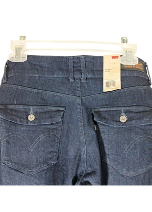 NWT Levi's Women's Skinny Leg Mid Rise Skinny Dark Wash Blue Denim Jeans Size 8M