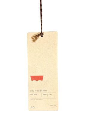 NWT Levi's Women's Skinny Leg Mid Rise Skinny Dark Wash Blue Denim Jeans Size 8M