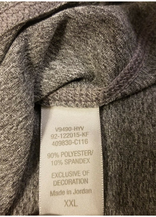 Champion Men's XXL Reflector Shirt Gray Long Sleeve Active Wear Top 1/4 Zipper