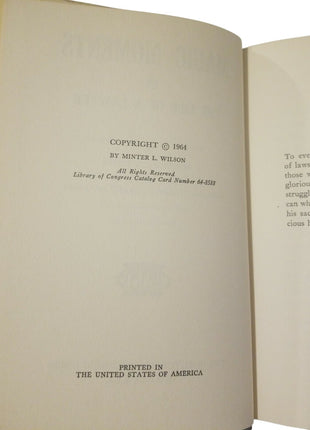 Magic Moments in the Life of a Lawyer Minter L. Wilson Autographed Judge West VA