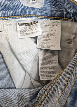 Levi's 550 Jeans Mens 40x30 Blue Denim Straight Leg Relaxed Fit 5-Pockets Casual