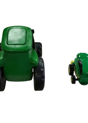 John Deere Green Toy Tractor & Combine Set