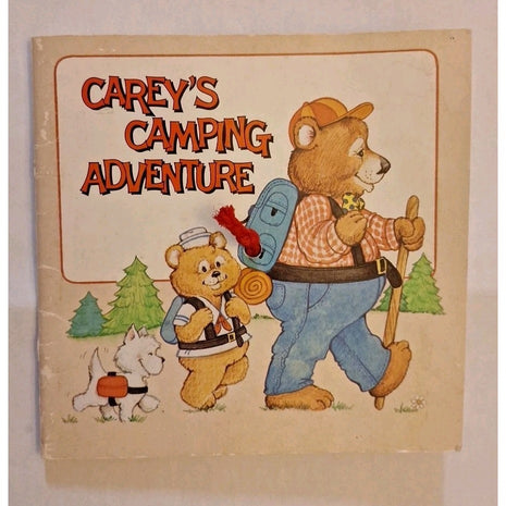 Carey's Camping Adventure Red Rope PB Book by Nancy McConnell - 1983 - Vintage