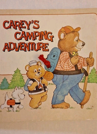 Carey's Camping Adventure Red Rope PB Book by Nancy McConnell - 1983 - Vintage