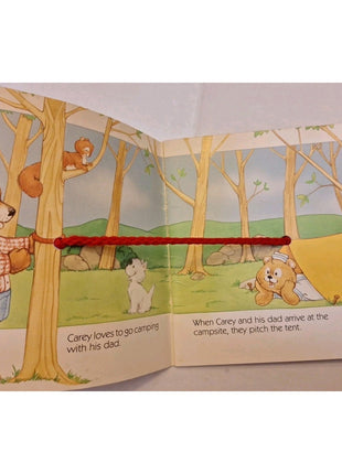 Carey's Camping Adventure Red Rope PB Book by Nancy McConnell - 1983 - Vintage