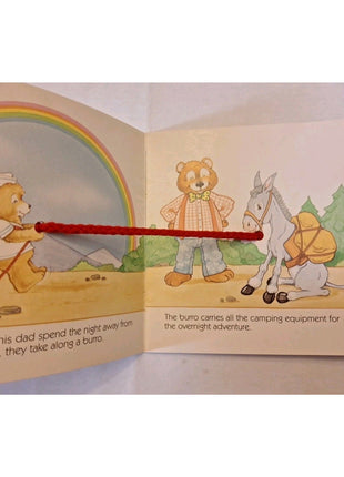 Carey's Camping Adventure Red Rope PB Book by Nancy McConnell - 1983 - Vintage