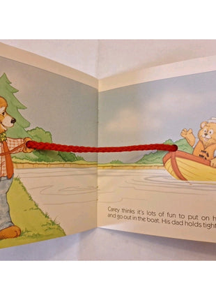 Carey's Camping Adventure Red Rope PB Book by Nancy McConnell - 1983 - Vintage