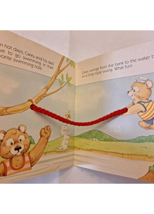 Carey's Camping Adventure Red Rope PB Book by Nancy McConnell - 1983 - Vintage