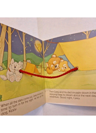 Carey's Camping Adventure Red Rope PB Book by Nancy McConnell - 1983 - Vintage
