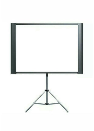 Portable Projector Screen With Tripod Stand 100-Inch 16:9 HD Retractable Matte White For Home Theater & Office Presentations