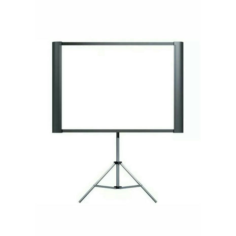 Portable Projector Screen With Tripod Stand 100-Inch 16:9 HD Retractable Matte White For Home Theater & Office Presentations