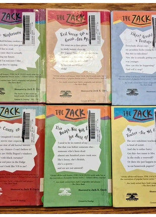 Lot of 6 - The Zack Files Books Dan Greenburg Hardcover - 13 16 17 21 22 27