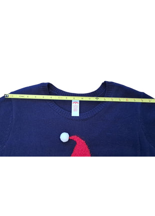 Ugly Christmas Sweater Women’s 3X (22W/24W) Gnome All Tied Up Holiday Time