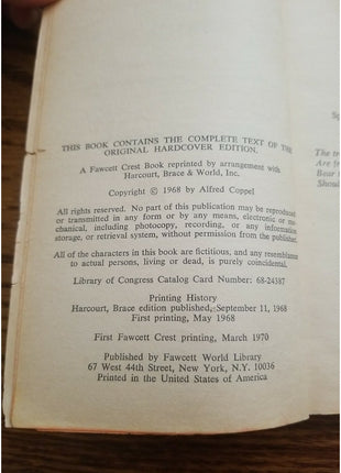Order of Battle by Alfred Coppel - Paperback 1970